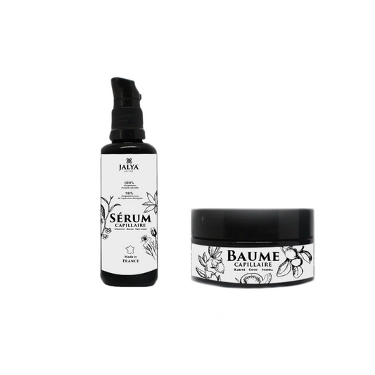 Le duo : Sérum et Baume capillaire Jalya Nature